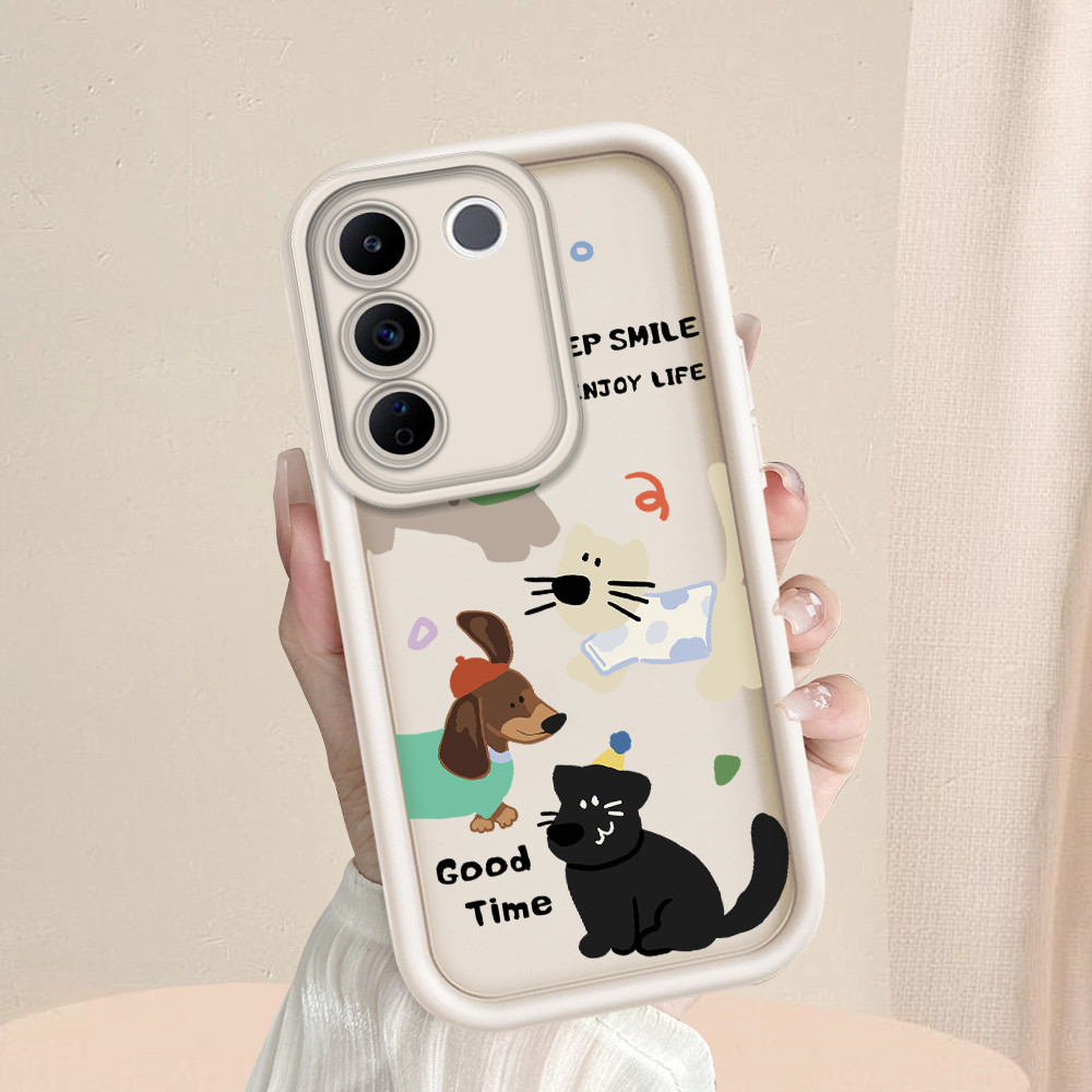 Casing Hp Untuk VIVO V27E Softcase Kondom Hp Mode Case Kesing Casing D097-1 S2-1930