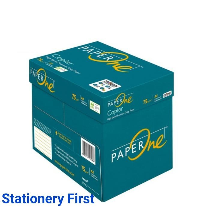 

Khusus Gojek Grab Kertas Hvs Paper One A4 75Gr Office Per Box 5 Rim