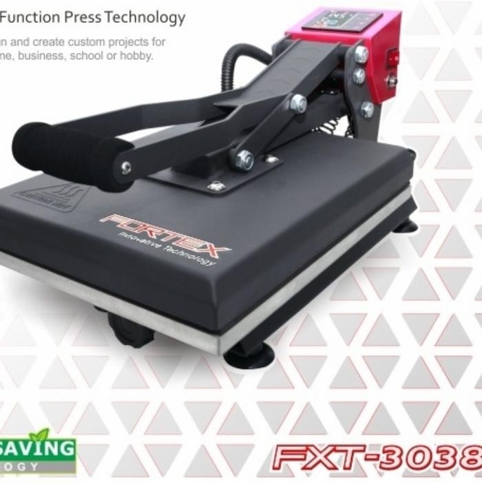Terpopuler Mesin Press Fortex Sablon Kaos Baju 3038Cm 680Watt