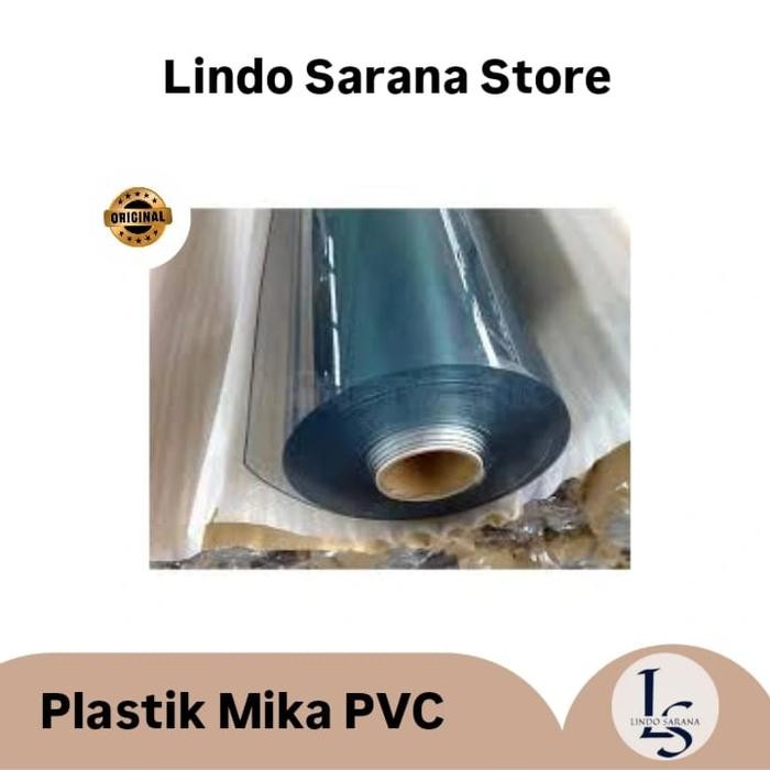 

plastik mika lentur bening 0.17mm x 137cm x 1 roll