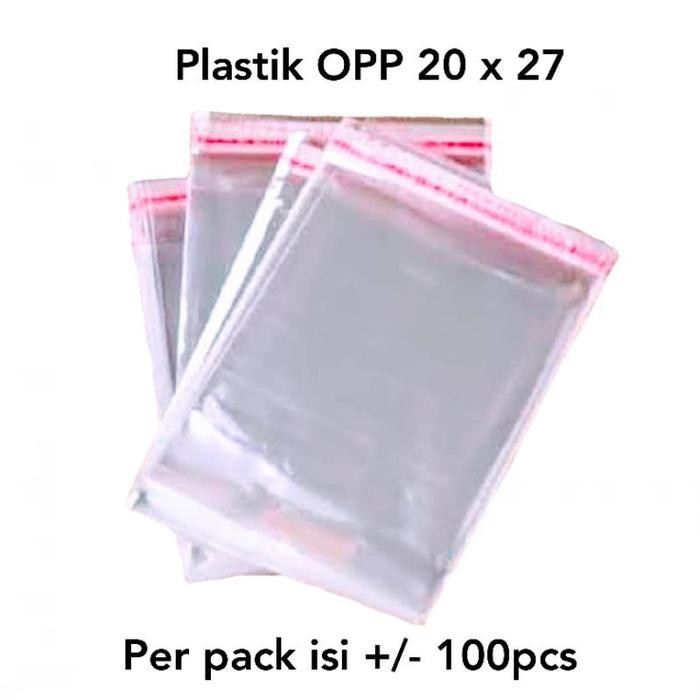 

Plastik OPP 20 x 27 / Plastik OPP Lem 20 x 27