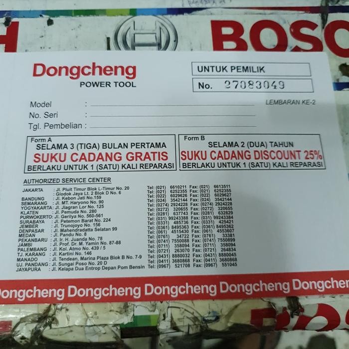 Terbaik Mesin Bor Besi/Kayu 16Mm Dongcheng Djz 16 A