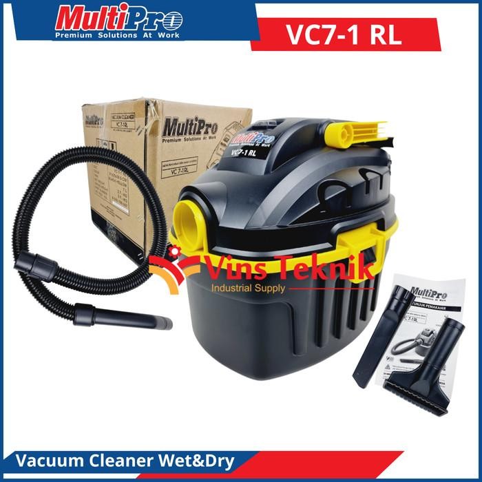 MULTIPRO VC7-1 RL Vacuum Cleaner Penghisap Debu Basah Dan Kering VC7 1 RL