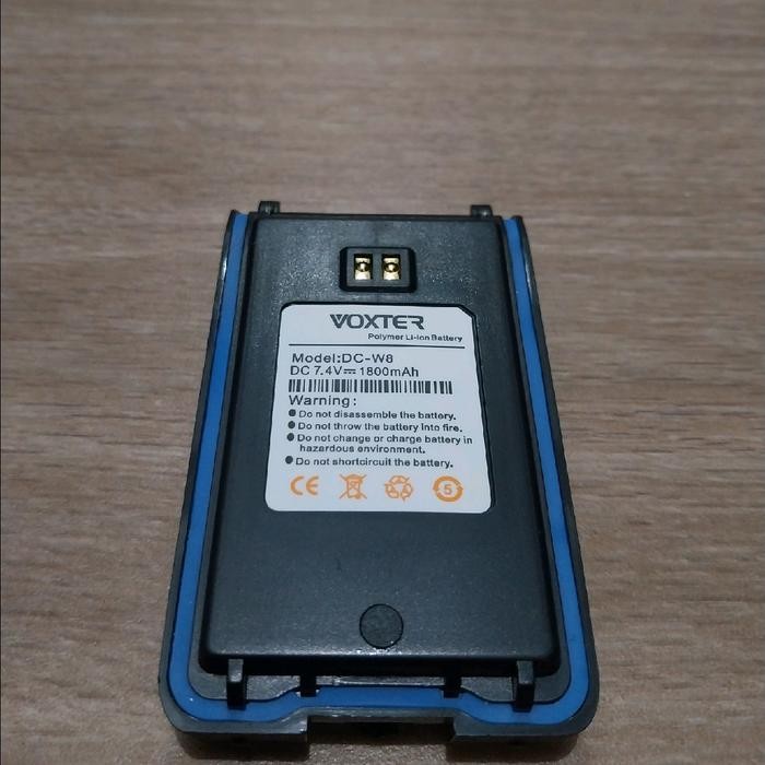 baterai ht original buat ht VOXTER UV W8 Walkie Talkie
