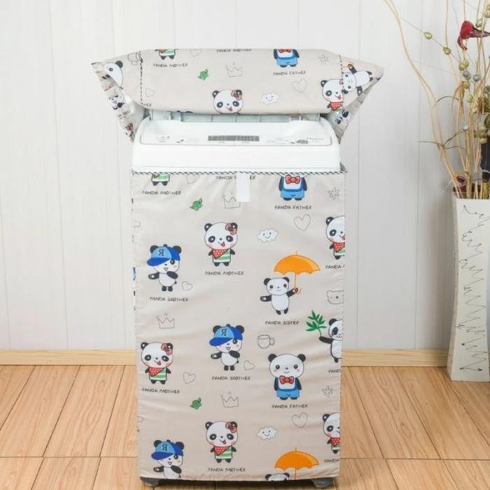 New Cover / Sarung Mesin Cuci 7.5 Kg - 9 Kg Buka Atas 1 Tabung Atas