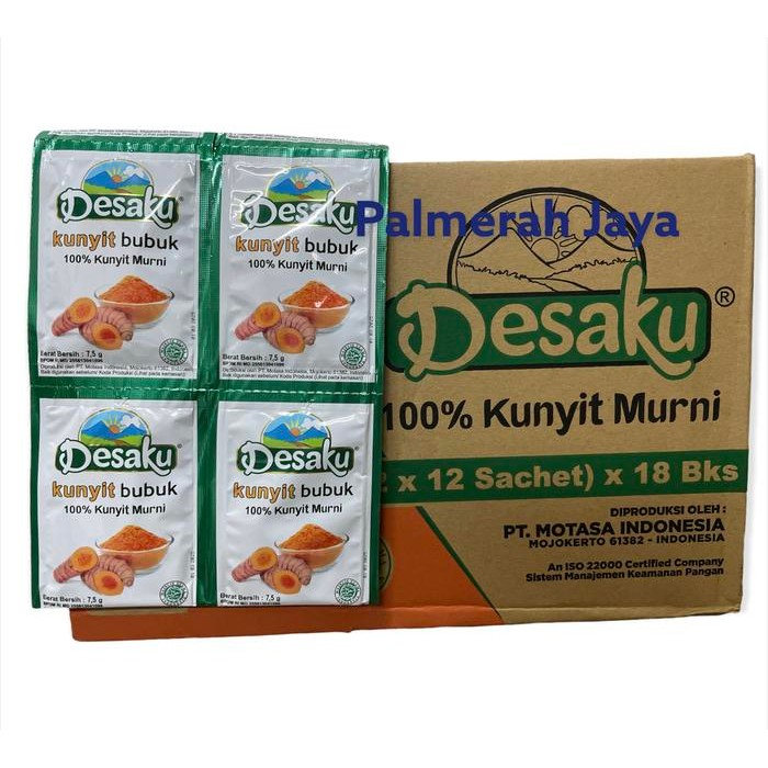 

Desaku Kunyit Bubuk sachet 1dus