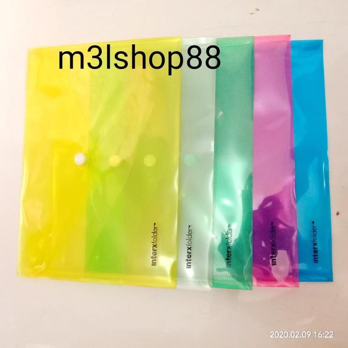 

ID MAP KANCING A5 (24 X 17 CM) TRANSPARANT INTER X - 12 PCS