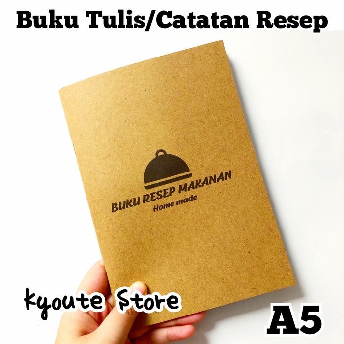 

ID BUKU TULIS NOTEBOOK CATATAN RESEP RUMAH A5 JOURNAL RECIPE BOOK SIMPLE