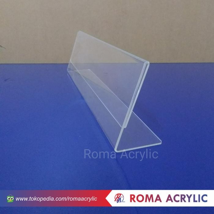 

ID SIGN HOLDER AKRILIK / AKRILIK PAPAN NAMA MEJA UK 30 X 7