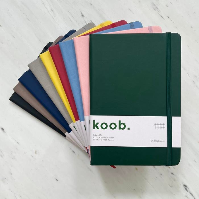 

ID A521 KOOB. NOTEBOOK A5 BUKU TULIS KOTAK / GRID AGENDA JURNAL DIARY