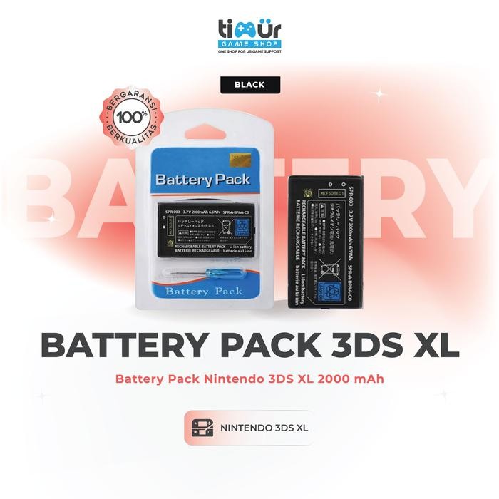 Ori - Baterai Nintendo New 3DS LL / 3DS XL 2000mAh Pack Original