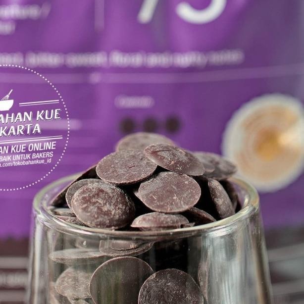 

Neww Embassy Chocolate - Continental 75% 500gr Couverture Dark Coklat Tulip Cokelat Kering Terlaris