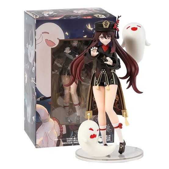 Genshin Impact Hu Tao Ghost Standing Game Warrior Figure