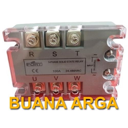 FTSSR-100AA 3PHASE 100A SOLID STATE RELAY AC-AC 3 PHASE FORT 100 AMP