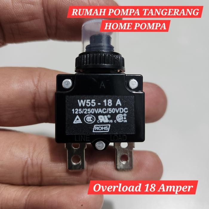 OVERLOAD 18 AMPER OVERLOAD POMPA SATELIT 18 AMPER