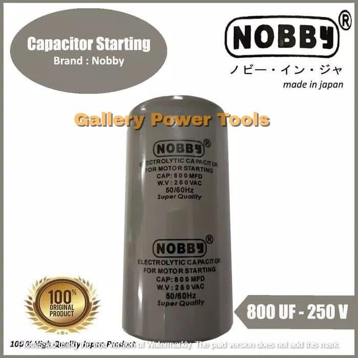 KAPASITOR STARTING NOBBY 800UF - 250V CAPASITOR