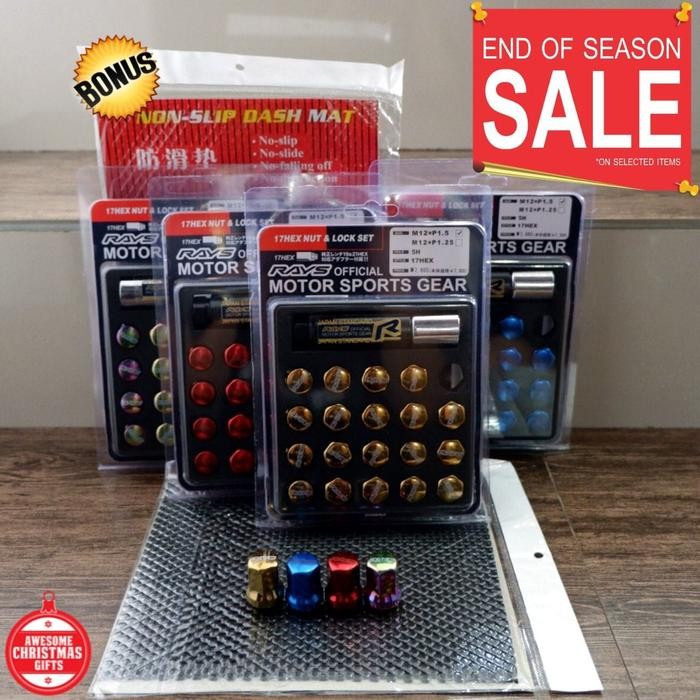 PROMO BAUT RODA RAYS / LUGNUT RAYS BAHAN BESI MURAH