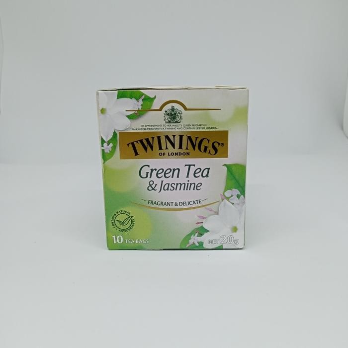 

Teh Twinings Green Tea & Jasmine 10 Tea Bags 20 Gram