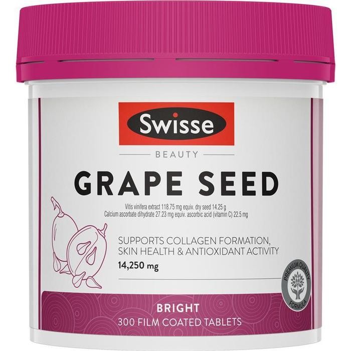 

Swisse Grape Seed 14,250 Mg 300 Tablets