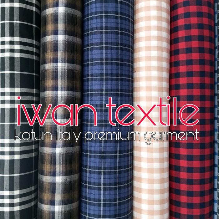 

Kain Katun Kain Katun Import Premium Kain Katun Bahan Kemeja Pria Katun Italy Katun Kotak Kotak