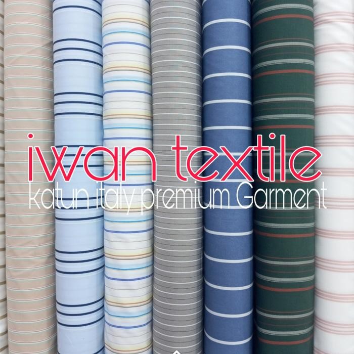 

Kain Bahan Katun Motif Garis Garis Katun Italy Garment Import