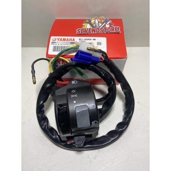 Holder kiri 3C1 saklar lampu tombol sein dimmer klakson Vixion Old Original YGP