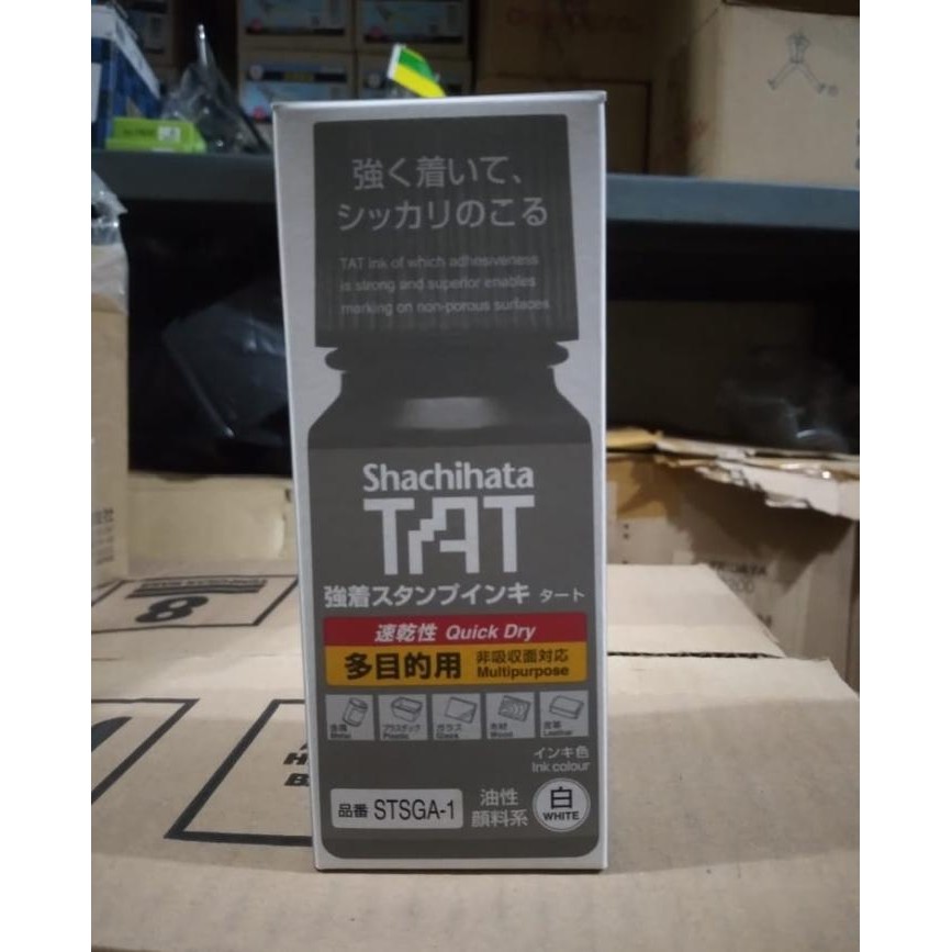 

Jual Shachihata TAT ink STSGA-1 55ml Black/White