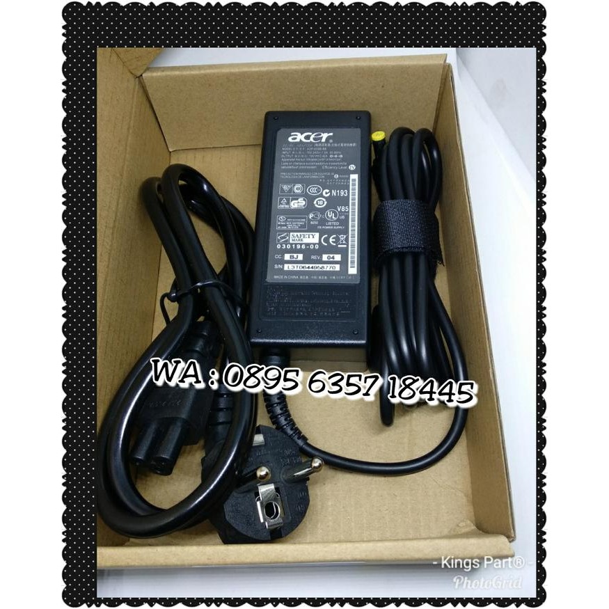 TERBARU ADAPTOR/CHARGER LAPTOP ACER 19V - 3.42A ORIGINAL 100% TERMURAH