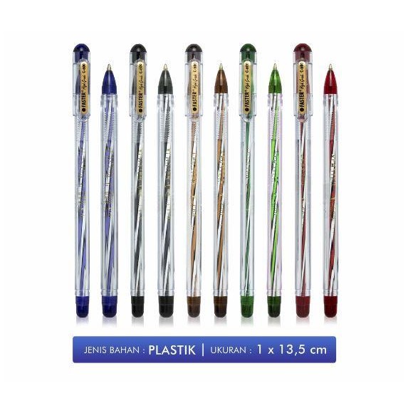 

New (12pc) PEN FASTER C600 CABUT / PULPEN FASTER 0.7mm