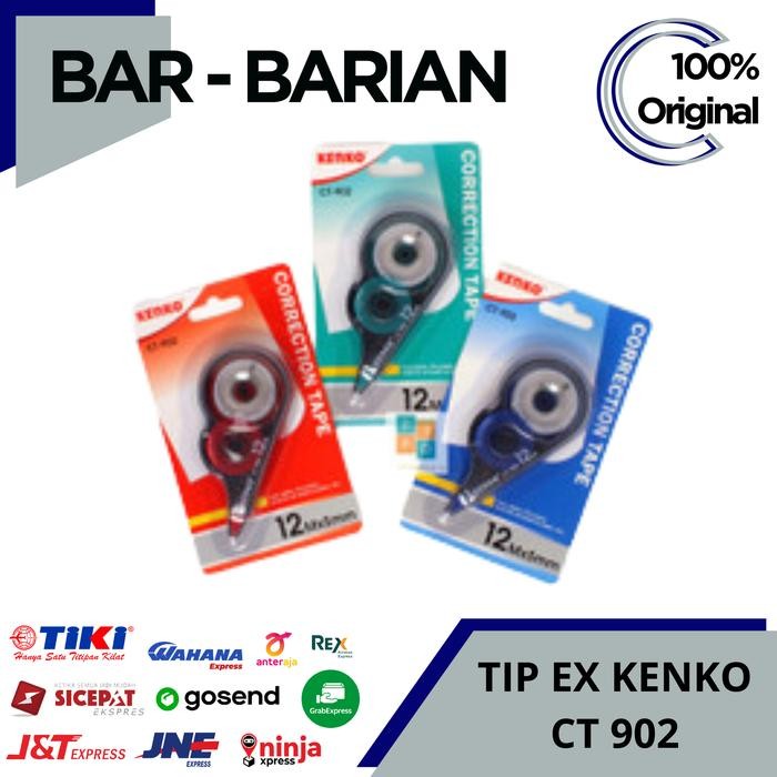 

New (MURAH) CORRECTION TAPE KENKO CT-902 / TIPEX KERTAS KENKO CT 902