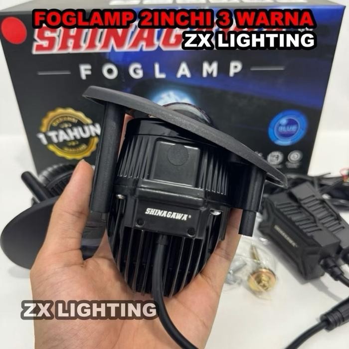 Foglamp Biled Foglamp 2 inch Bluelens 3 Warna Demon Eyes Senja Honda Oval Toyota Foglamp Honda Brio