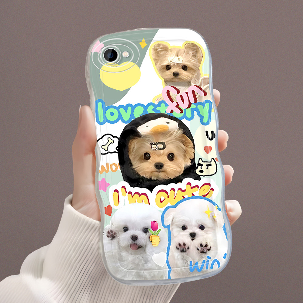Casing Hp Untuk VIVO V5 Plus X9 X9S 1611 Case Softcase Kesing Soft Cassing Dog 5353