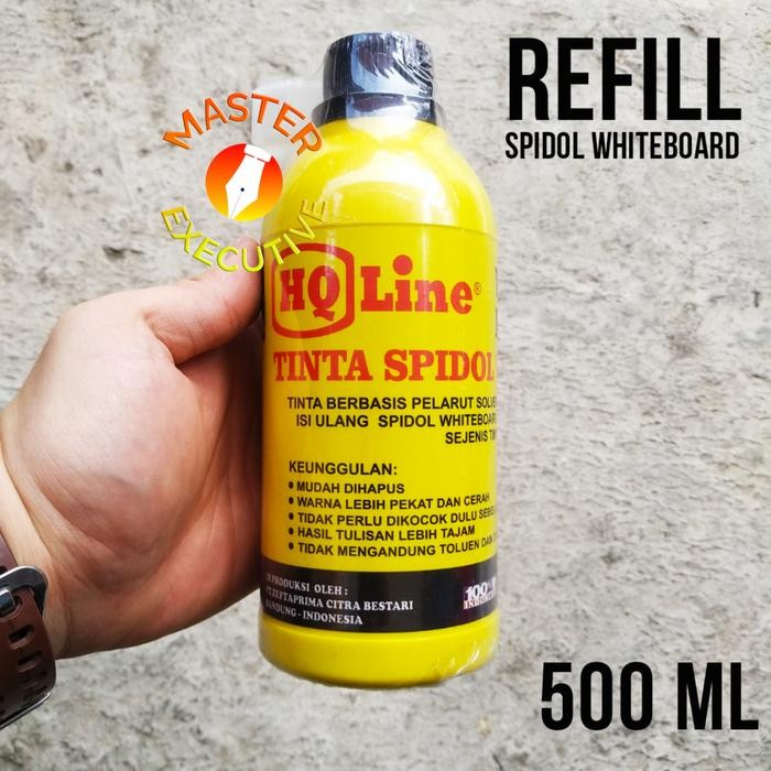 

New HQ Line Refill Tinta Spidol Whiteboard Ink Marker 500 ml - White Board