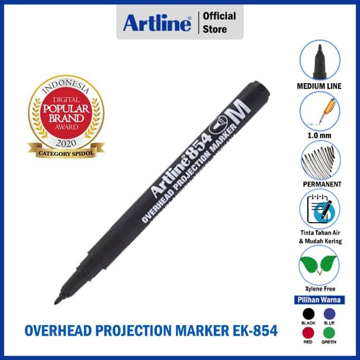 

New SPIDOL ARTLINE PERMANENT OHP OVERHEAD PROJECTION MARKER EK-854