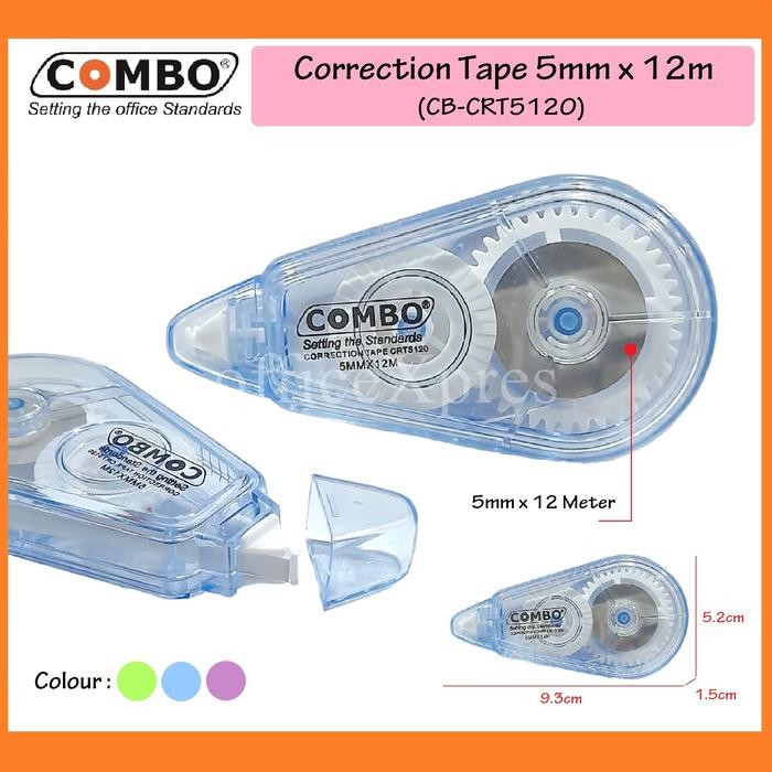 

New Correction Tape 12 Meter / Pita Koreksi / Tipe-x Kertas / Stipo Kertas
