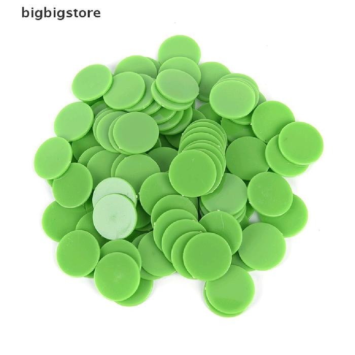 Mainan Plastik Koin Warna Isi 100Pcs