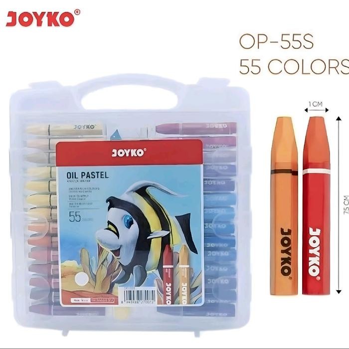 

Crayon / Pensil Warna Joyko 55 Warna Stationery