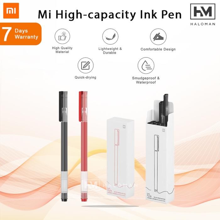 

New Pulpen Xiaomi Super Durable Gel Color Isi 10pcs Pens Color