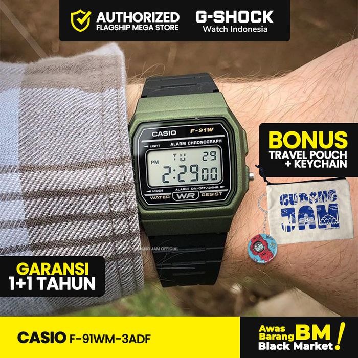 Casio General F-91Wm-3Adf F-91Wm F-91 F91Wm F 91Wm Watches Glasses