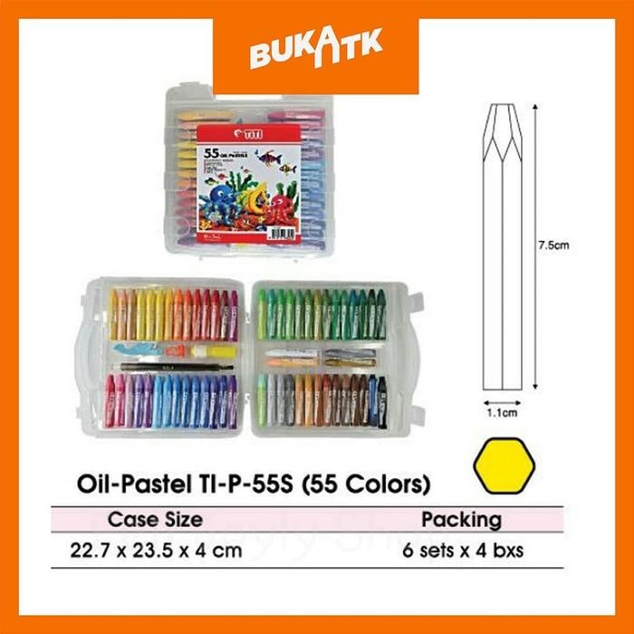 

Crayon Titi 55 Warna Oil Pastel
