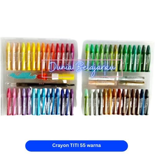 

Crayon Titi Joyko 55 Warna Oil Pastel Krayon Minyak