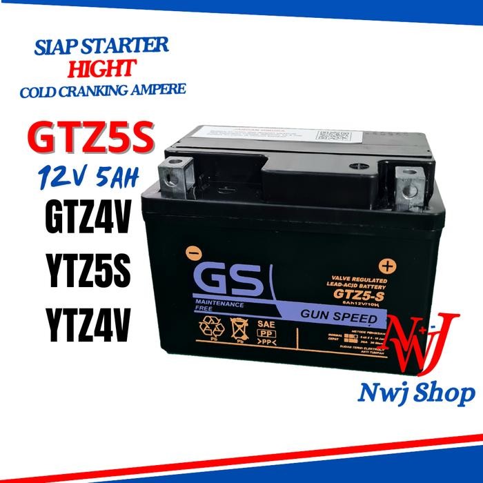 Aki Kering Motor Skydrive Nex Skywave Lets Gtz5S Ytz4V Gtz4V Gs Mf