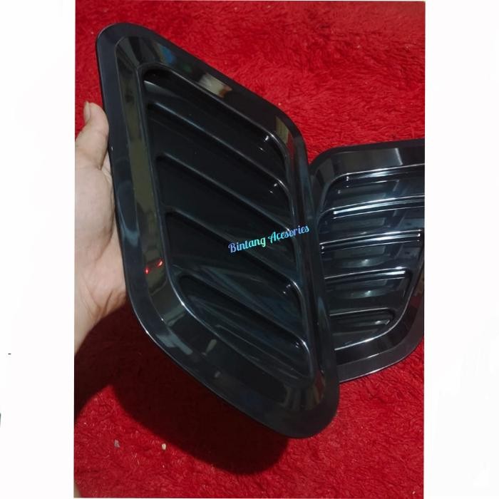 Termurah Air Scoop Variasi Kap Mesin Mobil Triton Hitam Glosy