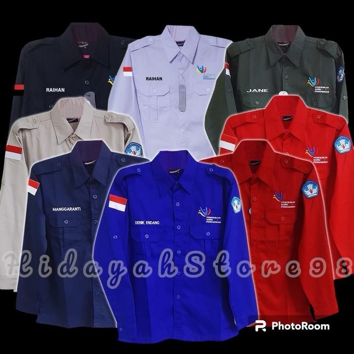 PROMO Seragam Guru Penggerak Kemeja Guru Penggerak PDH Baju Guru Penggerak