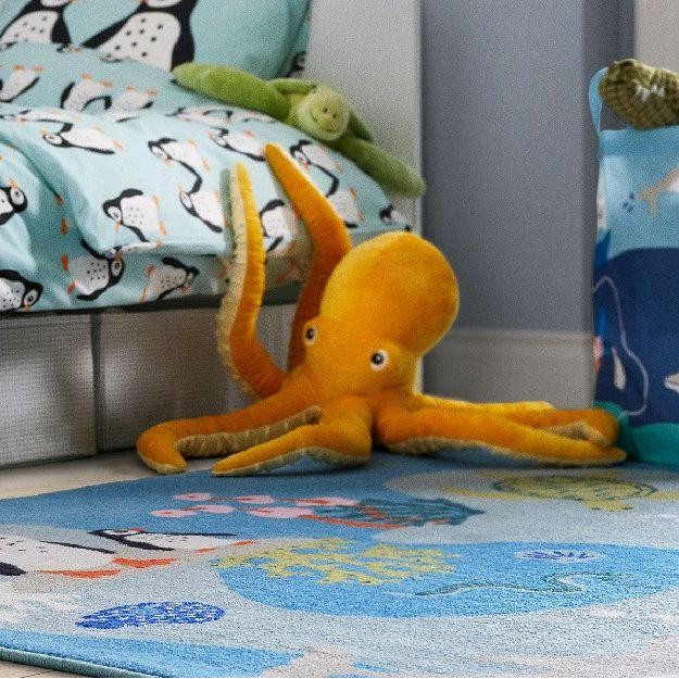 Boneka Ikea Blavingad Gurita Kunimg Jumbo 50 Cm Hadiah Dolls Good Quality