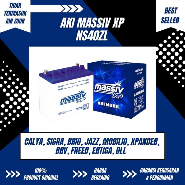 Aki Massiv XP NS40ZL - Agya Ayla Brio