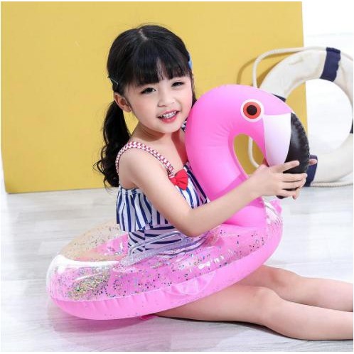 Pelampung Renang Anak 2 - 5 Tahun Sequins Glitter / Ban Renang Tiup