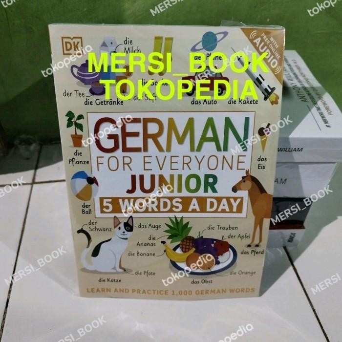 Diskon Buku German for Everyone Junior 5 Words a Day - Belajar Bahasa Jerman Anak