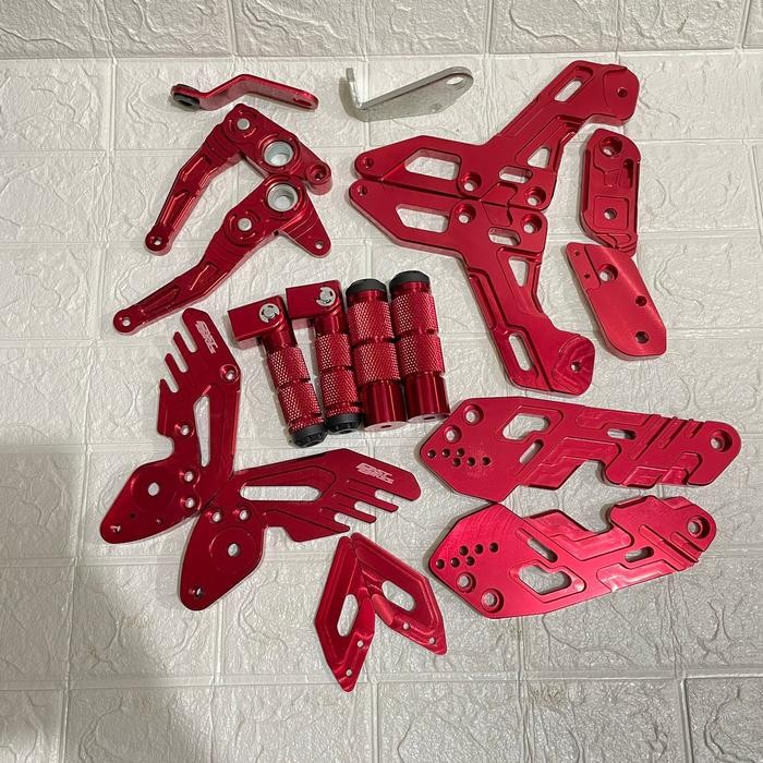 TERLARIS Footstep Underbone Set Depan Belakang Fast Bikes Raider 150 Satria f150 / Underbone Set