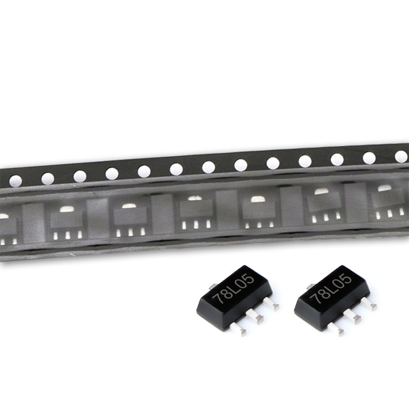 10PCS 78L05 SOT-89 L78L05 7805 SMD Voltage Regulator IC